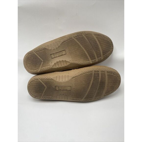 Sperry Trapper Slippers Mens Size 12M Brown Leather Moccasin Shoes Slip On 3037 - Picture 10 of 14
